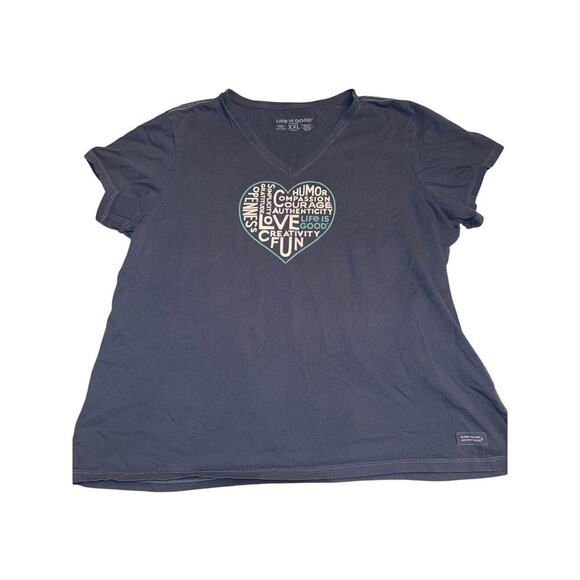 LIFE IS GOOD shirt size XXL - Picture 1 of 3
